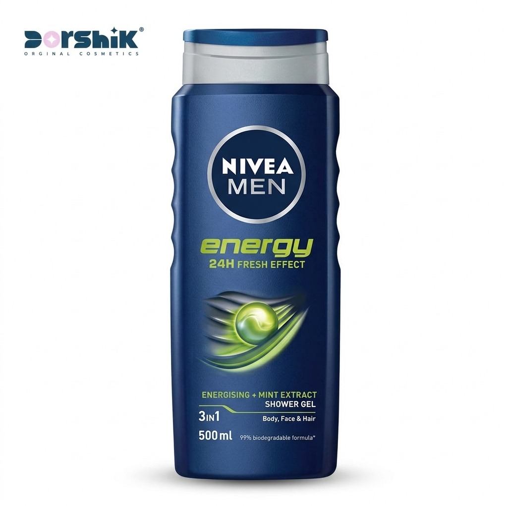 شامپو سر و بدن نیوآ مدل Energy حجم 500 میل