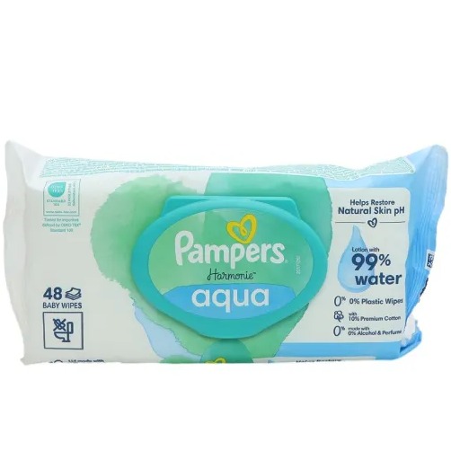 دستمال مرطوب کودک مدل آکو اpure پمپرز pampers