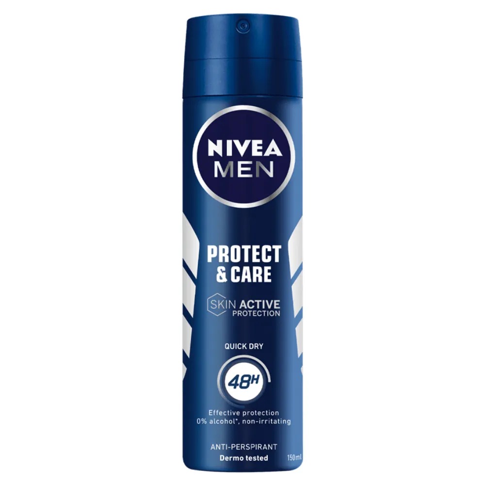 اسپری بدن مردانه نیوآ مدل Protect & Care اورجینال