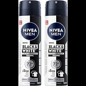 اسپری مشکی و سفید مردانه نیواDeodorante Invisible150ml