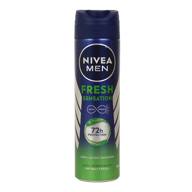 اسپری دئودورانت نیوا مردانه 72h Protection Fresh Sensation اسپری 150 میلی لیتری