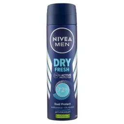 اسپری دئودورانت نیوآ - 150 میلی لیتر مردانه - خشک تازه - 72H Dual Protect