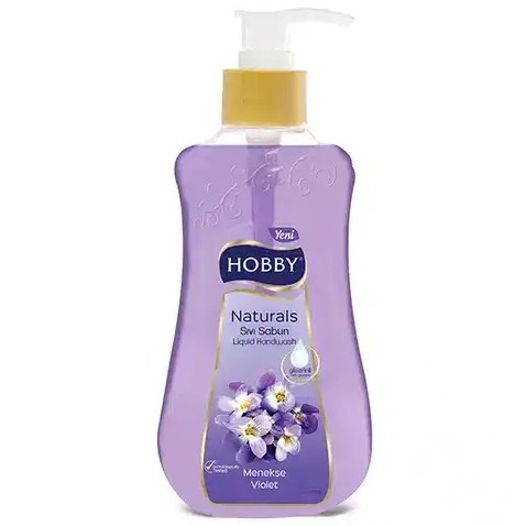 مایع دستشویی هوبی Hobby Naturals Violet حاوی رایحه گل بنفشه 400 میل