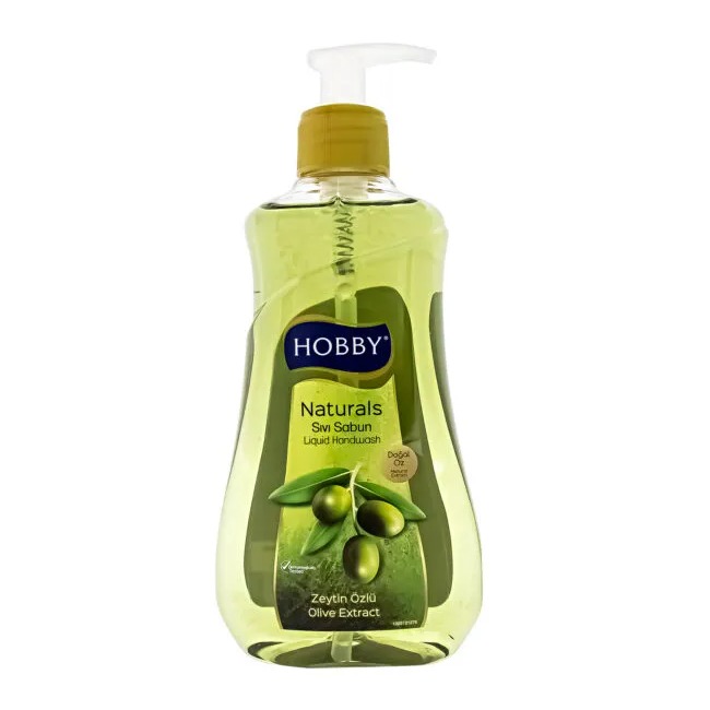 مایع  دست شویی هوبی سری Naturals حاوی عصاره زیتون 400 میل