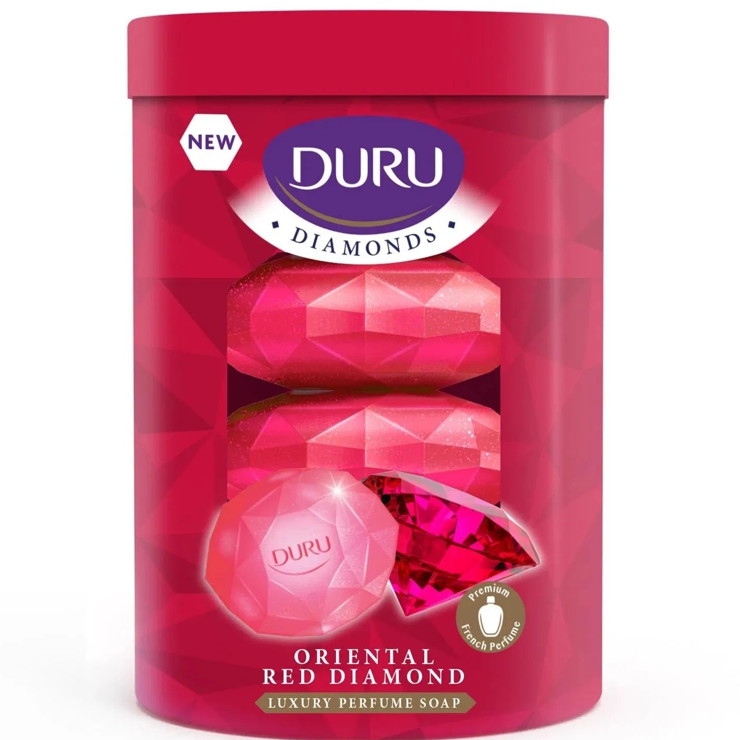 صابون دورو مدل ORIENTAL RED DIAMOND بسته 4 عددی