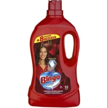 مایع لباس شویی بینگو 3لیتری لباس های رنگی Bingo 3-liter laundry detergent for colored clothes
