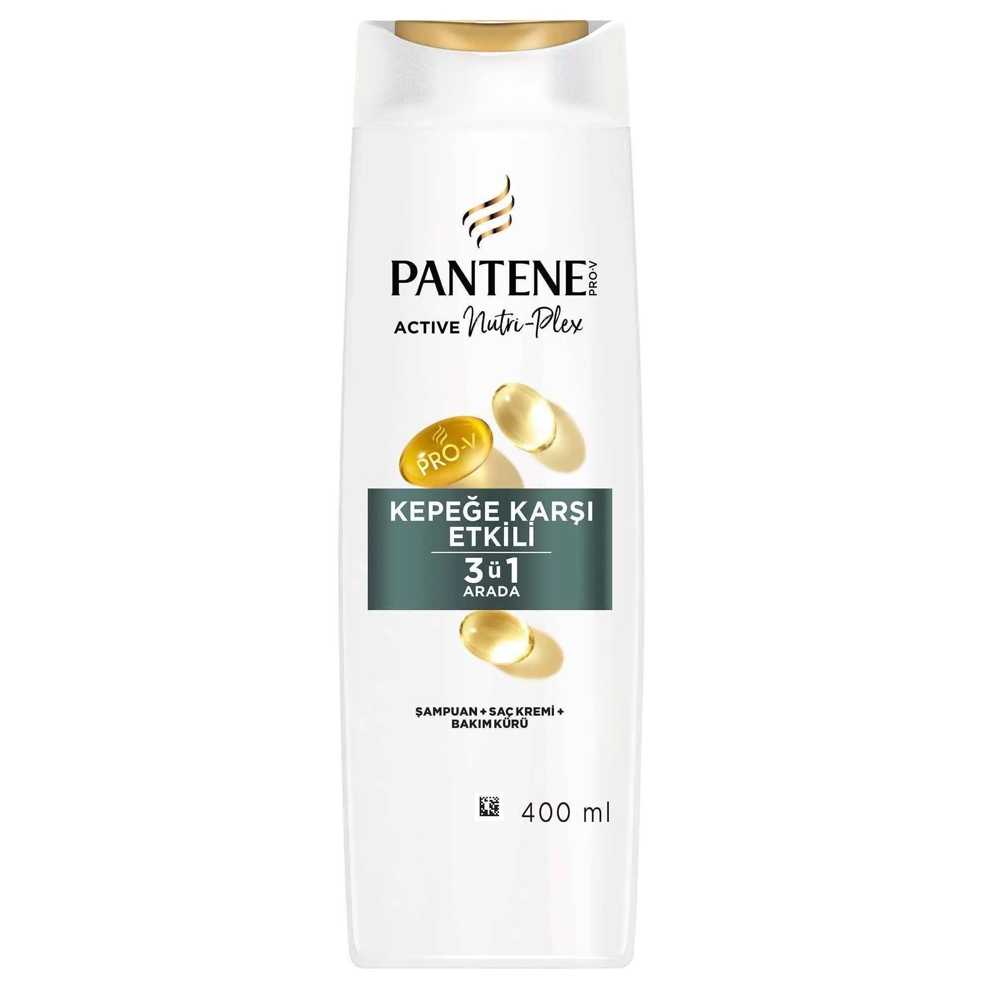 شامپو ضد شوره ۳ در ۱ پنتن Pantene مدل Kepeğe Karşı Etkili حجم 400 میل