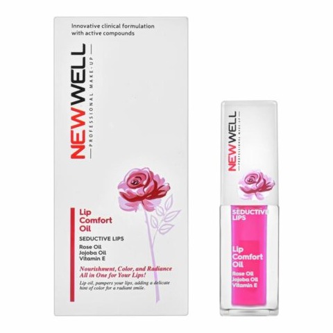 روغن مراقبت لب نیوول حاوی ویتامین E و روغن گل رز ۵ میل