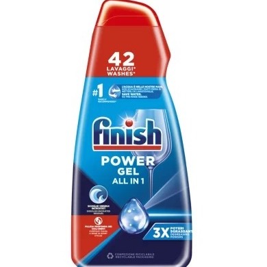 ژل ظرفشویی فینیش Finish حجم 940 میل 42 بار مصرف